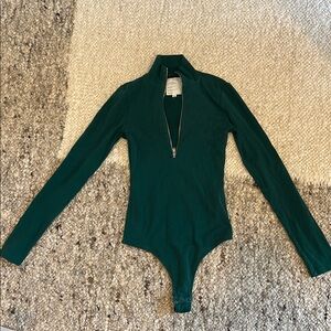 Green Long Sleeve Bodysuit